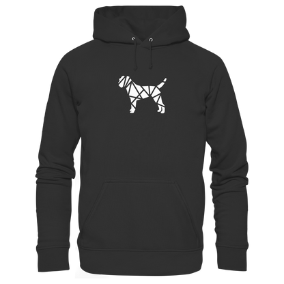 Border Terrier geometrisch - Organic Hoodie