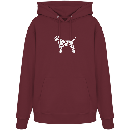 Border Terrier geometrisch - Organic Hoodie