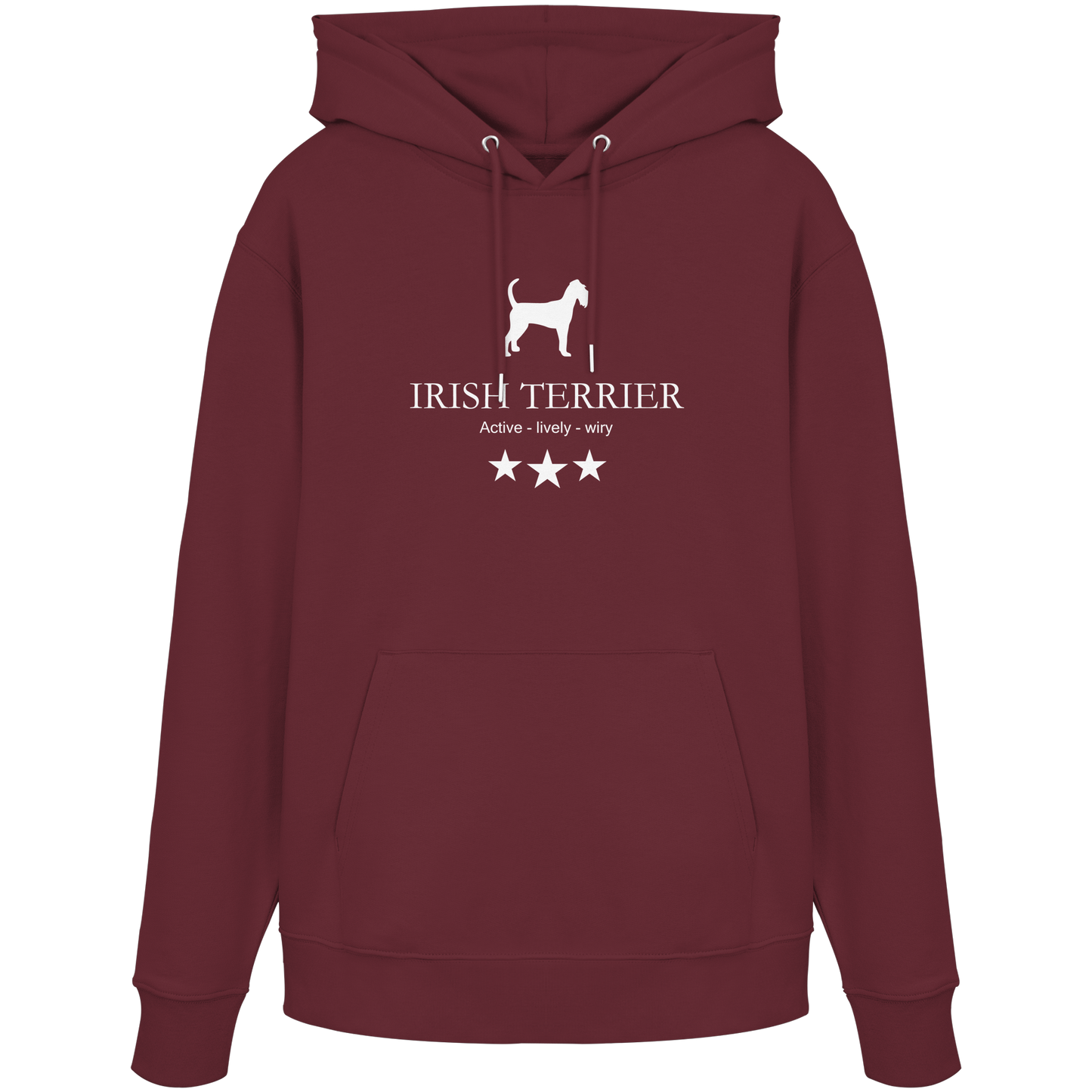 Irish Terrier | Active, lively, wiry.... - Organic Hoodie