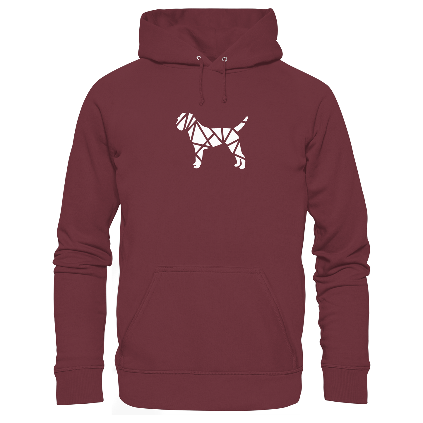 Border Terrier geometrisch - Organic Hoodie
