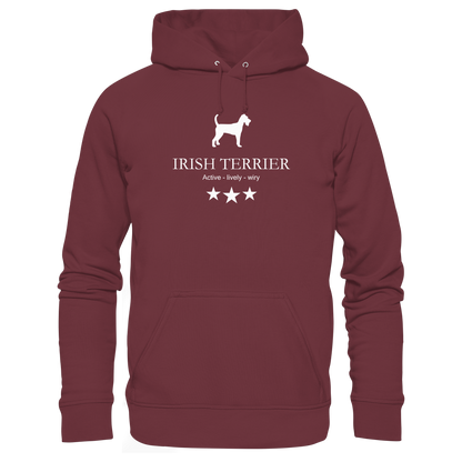 Irish Terrier | Active, lively, wiry.... - Organic Hoodie