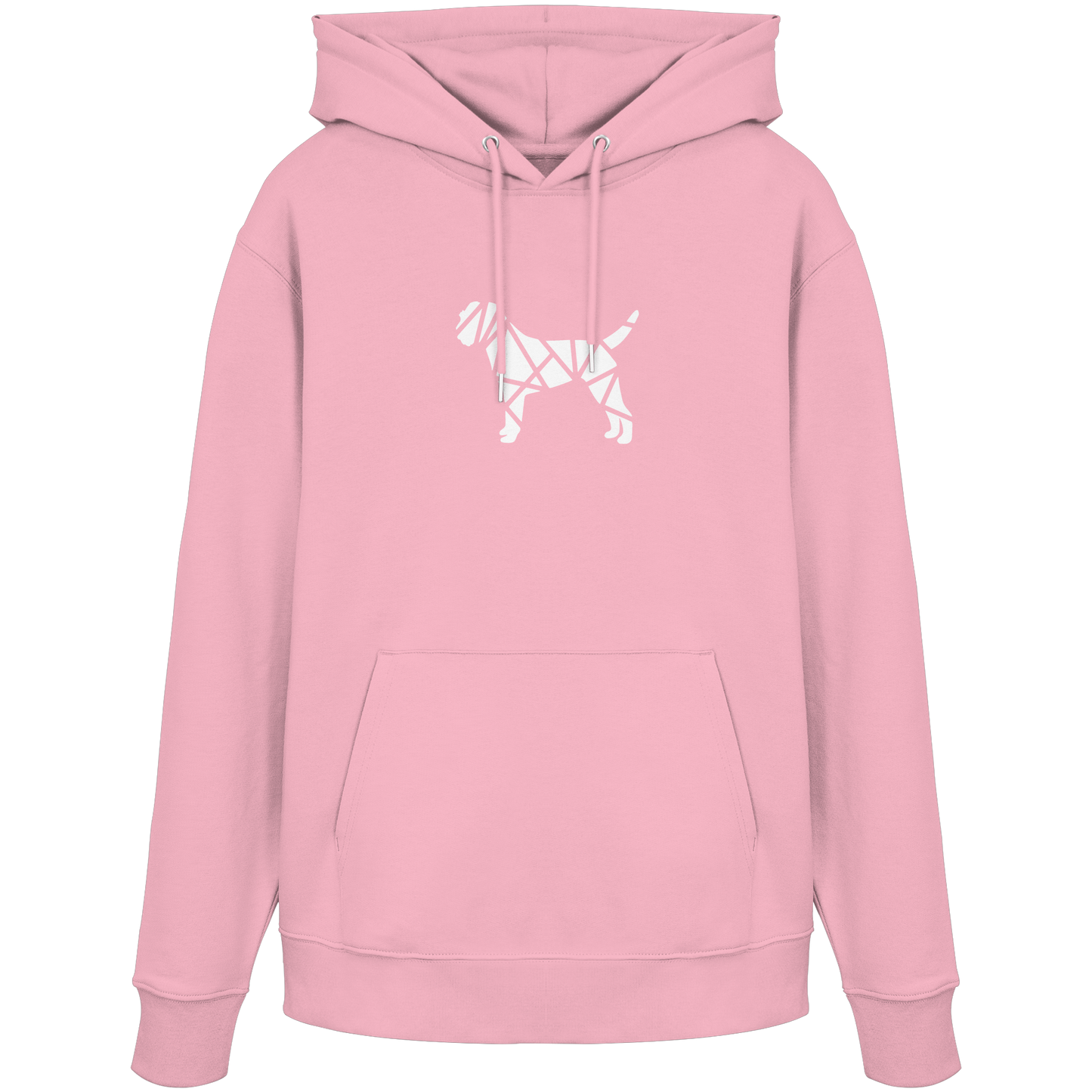 Border Terrier geometrisch - Organic Hoodie