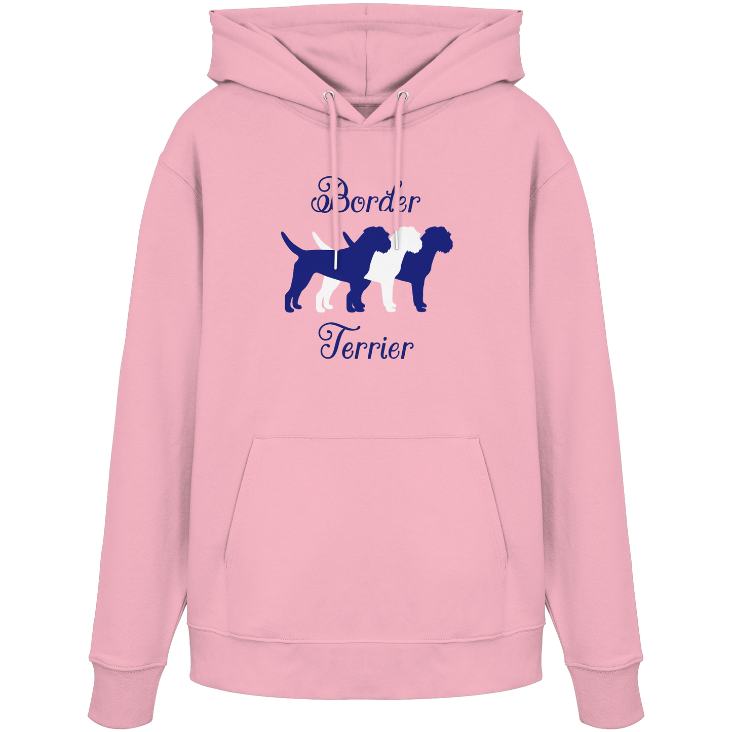 Border Terrier-Trio - Organic Hoodie