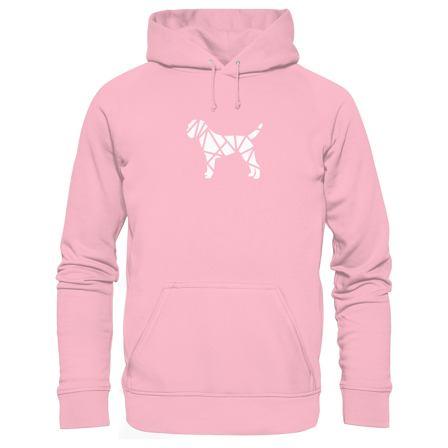 Border Terrier geometrisch - Organic Hoodie