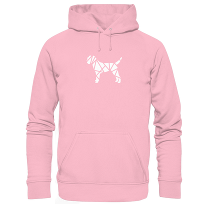 Border Terrier geometrisch - Organic Hoodie