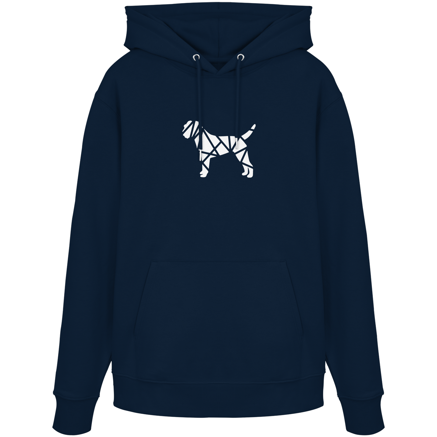 Border Terrier geometrisch - Organic Hoodie