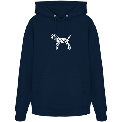 Border Terrier geometrisch - Organic Hoodie