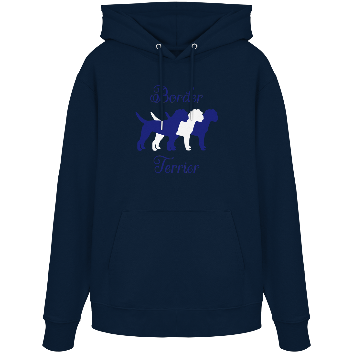 Border Terrier-Trio - Organic Hoodie