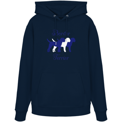 Border Terrier-Trio - Organic Hoodie