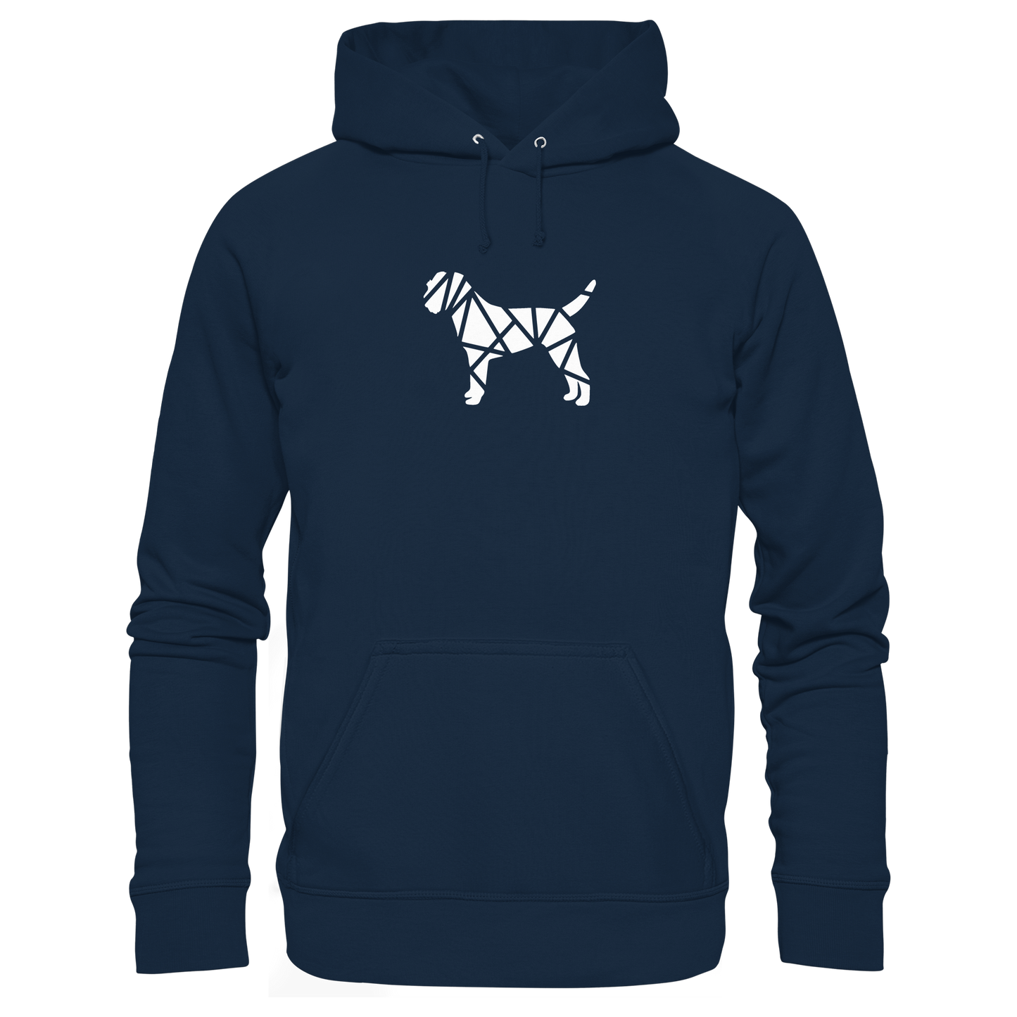 Border Terrier geometrisch - Organic Hoodie