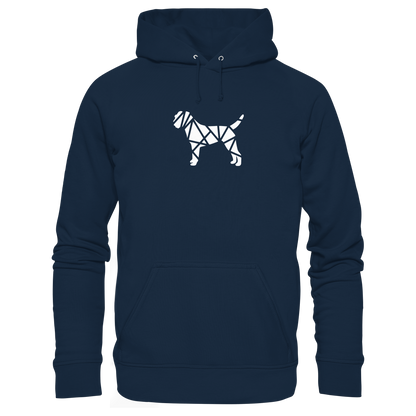Border Terrier geometrisch - Organic Hoodie