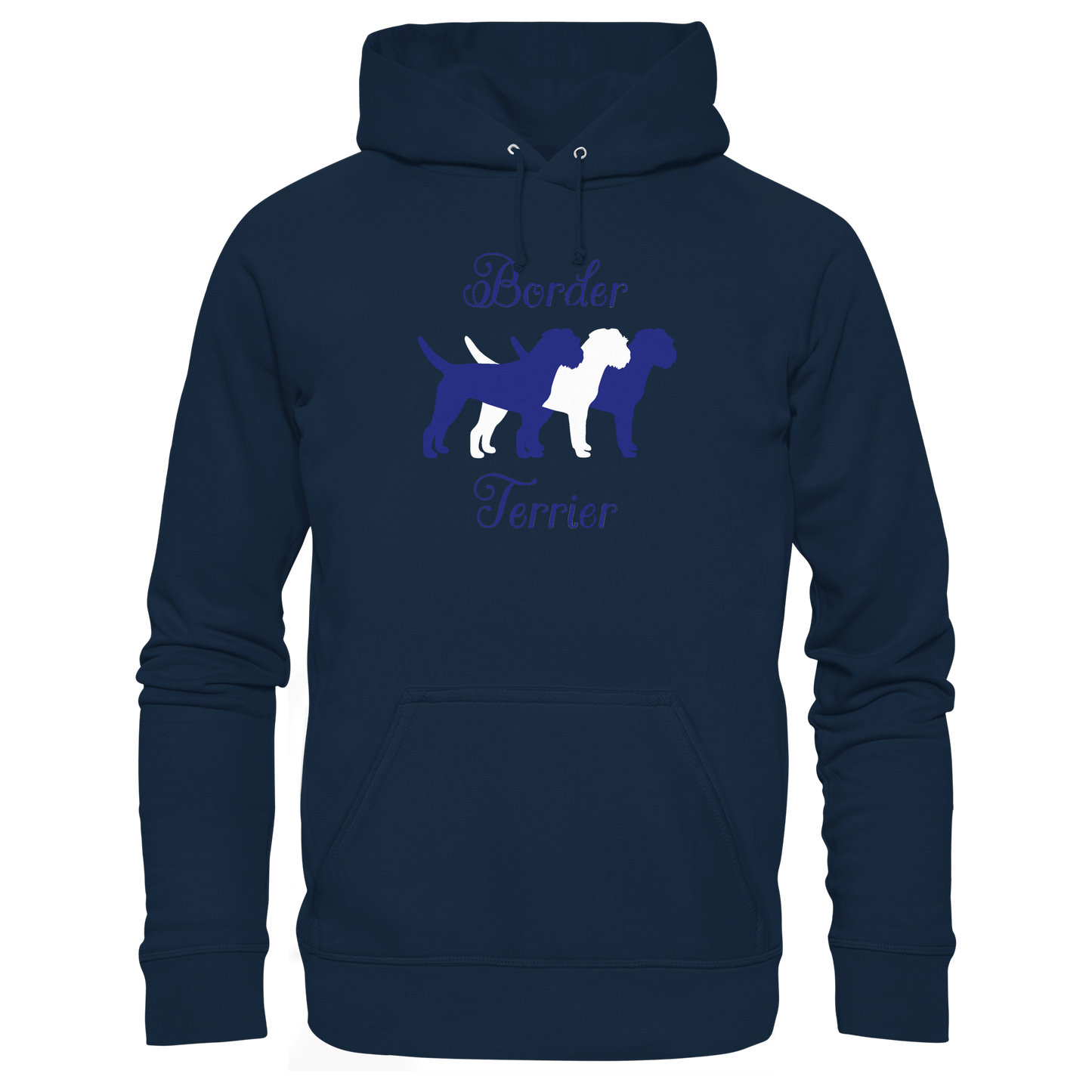 Border Terrier-Trio - Organic Hoodie
