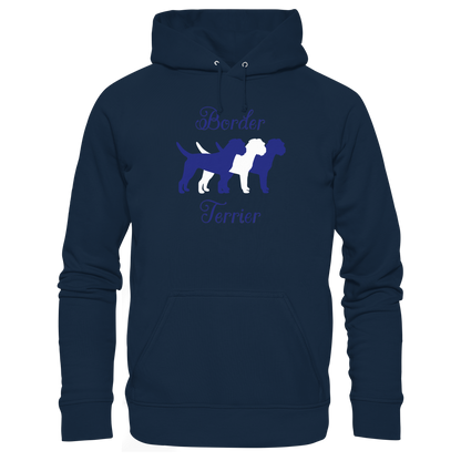 Border Terrier-Trio - Organic Hoodie