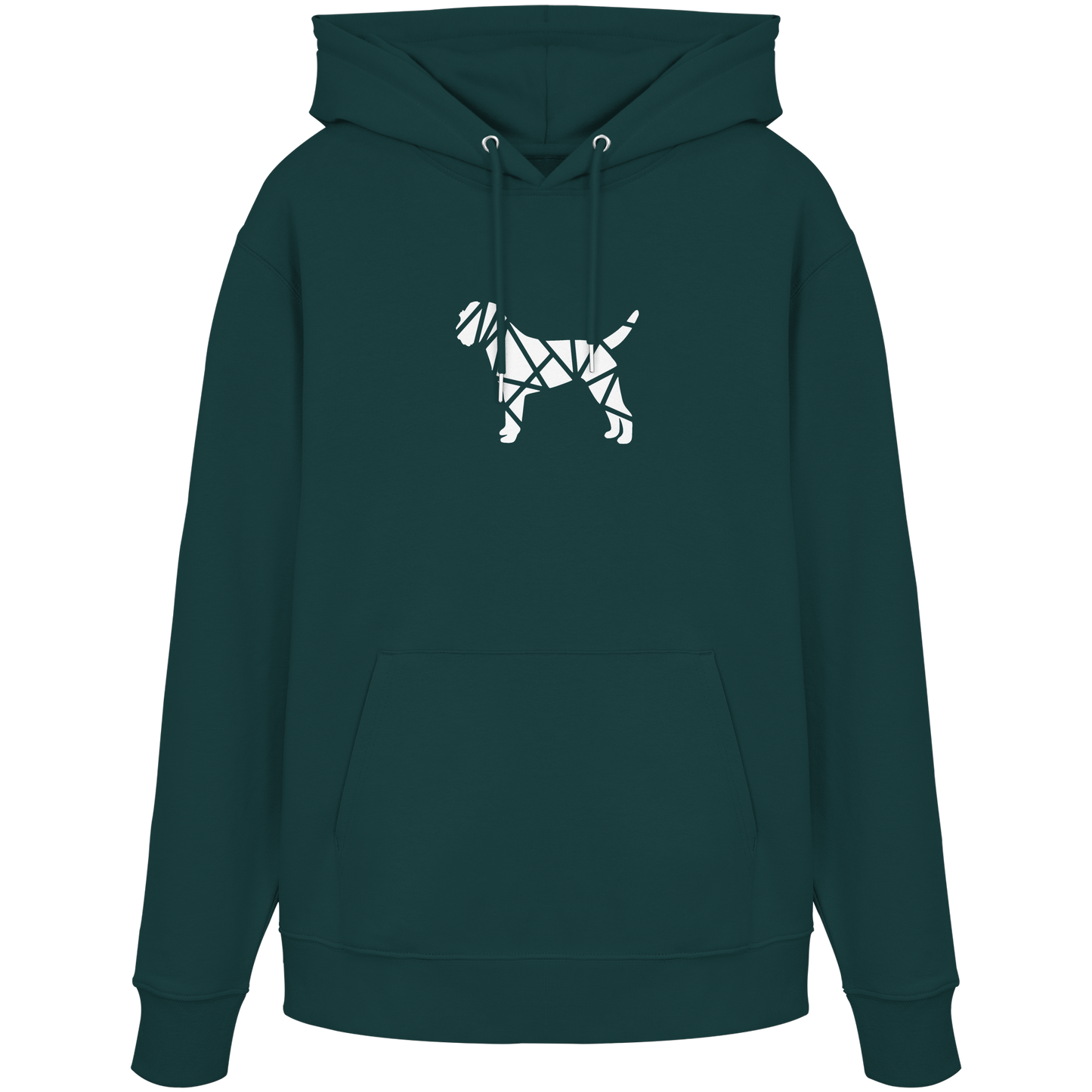 Border Terrier geometrisch - Organic Hoodie