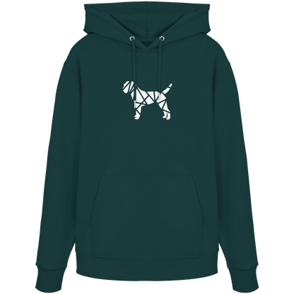 Border Terrier geometrisch - Organic Hoodie