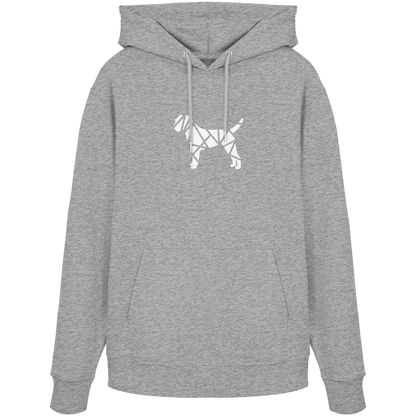 Border Terrier geometrisch - Organic Hoodie