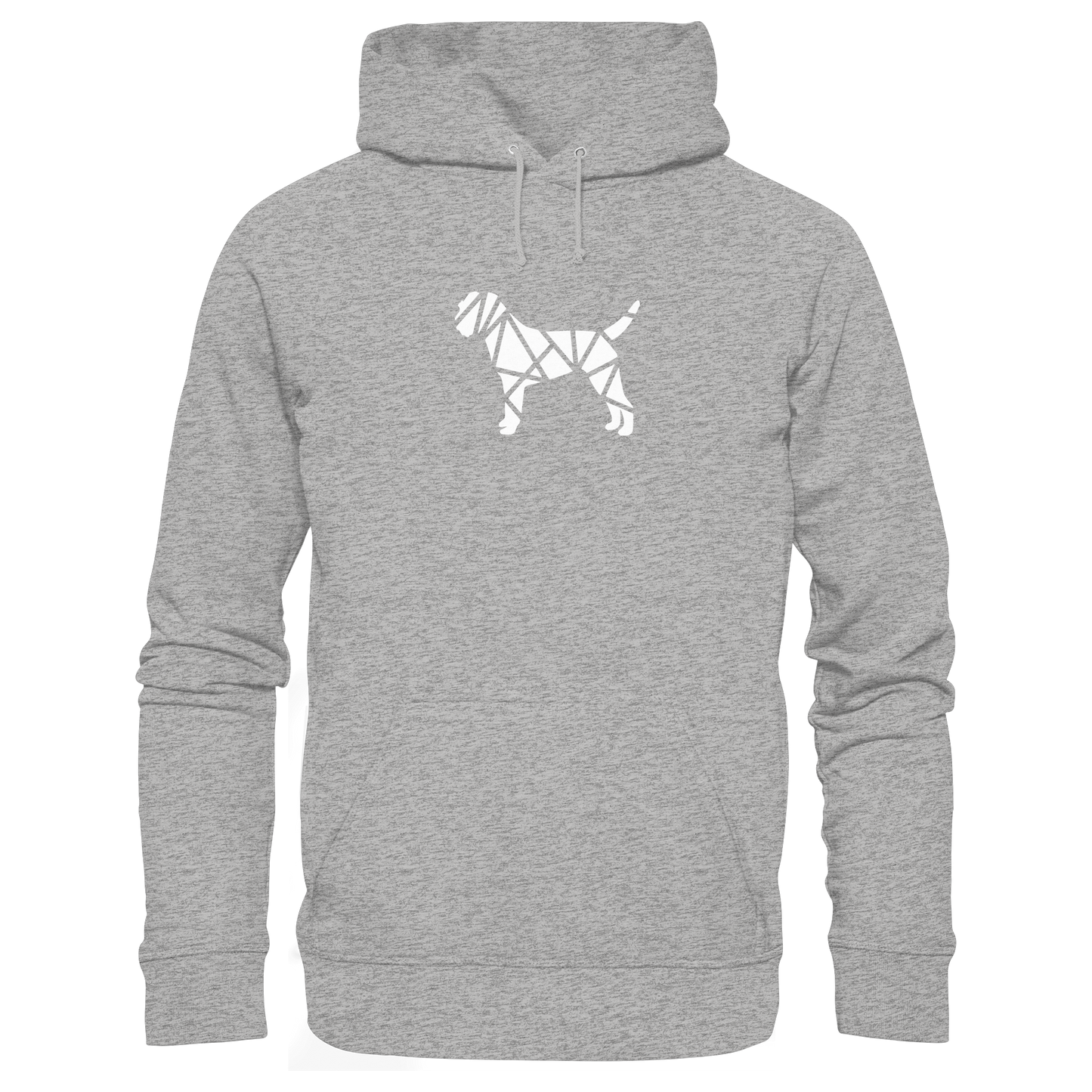 Border Terrier geometrisch - Organic Hoodie