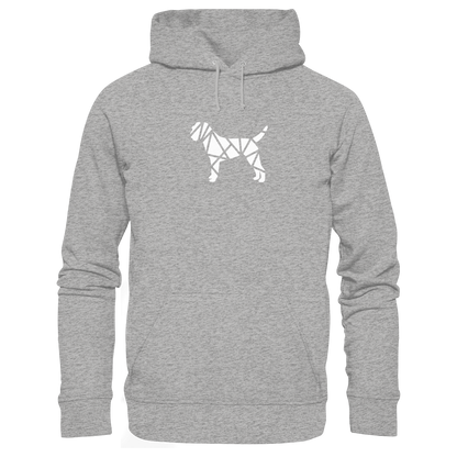 Border Terrier geometrisch - Organic Hoodie