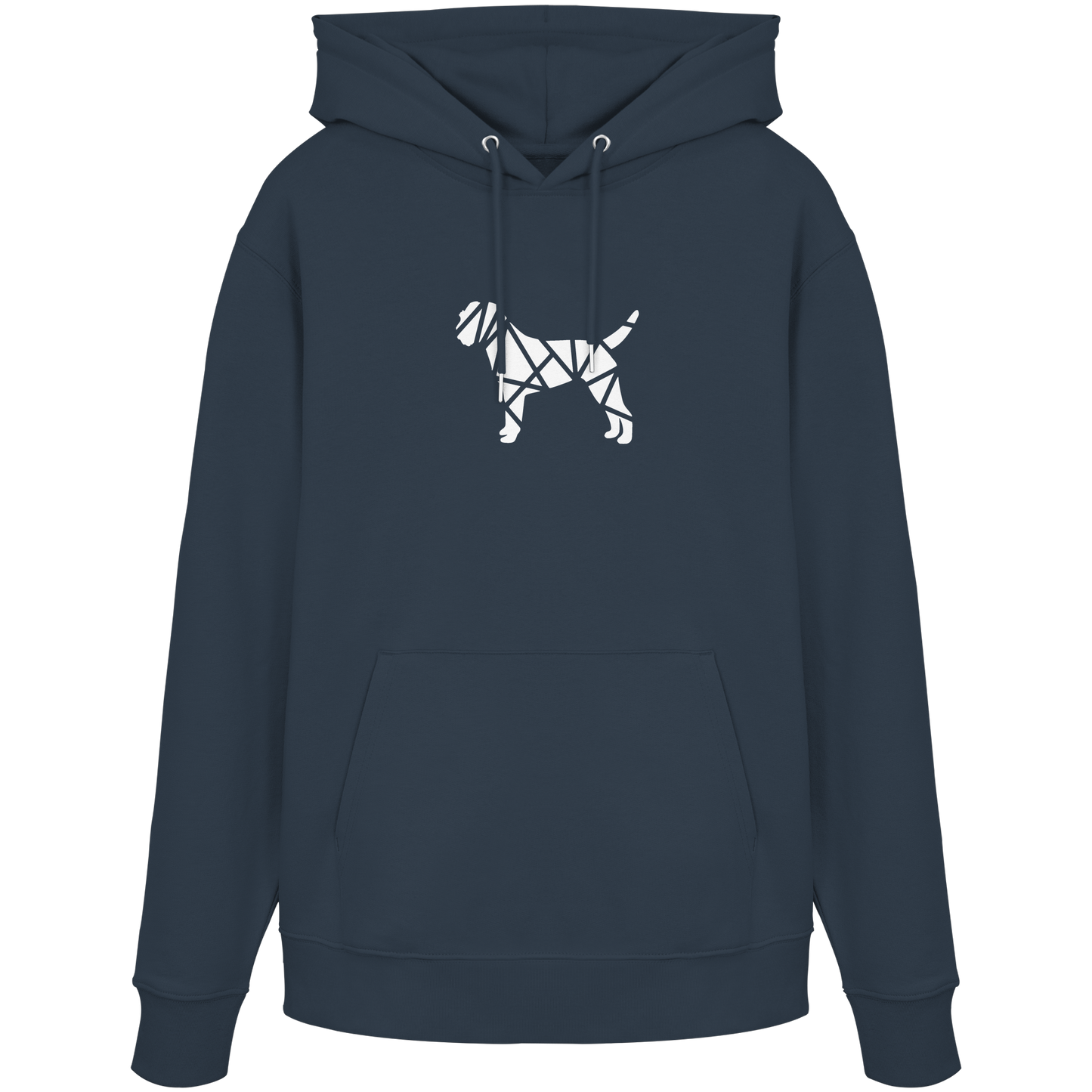 Border Terrier geometrisch - Organic Hoodie