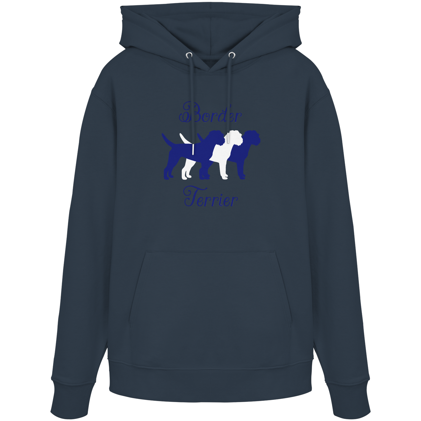 Border Terrier-Trio - Organic Hoodie