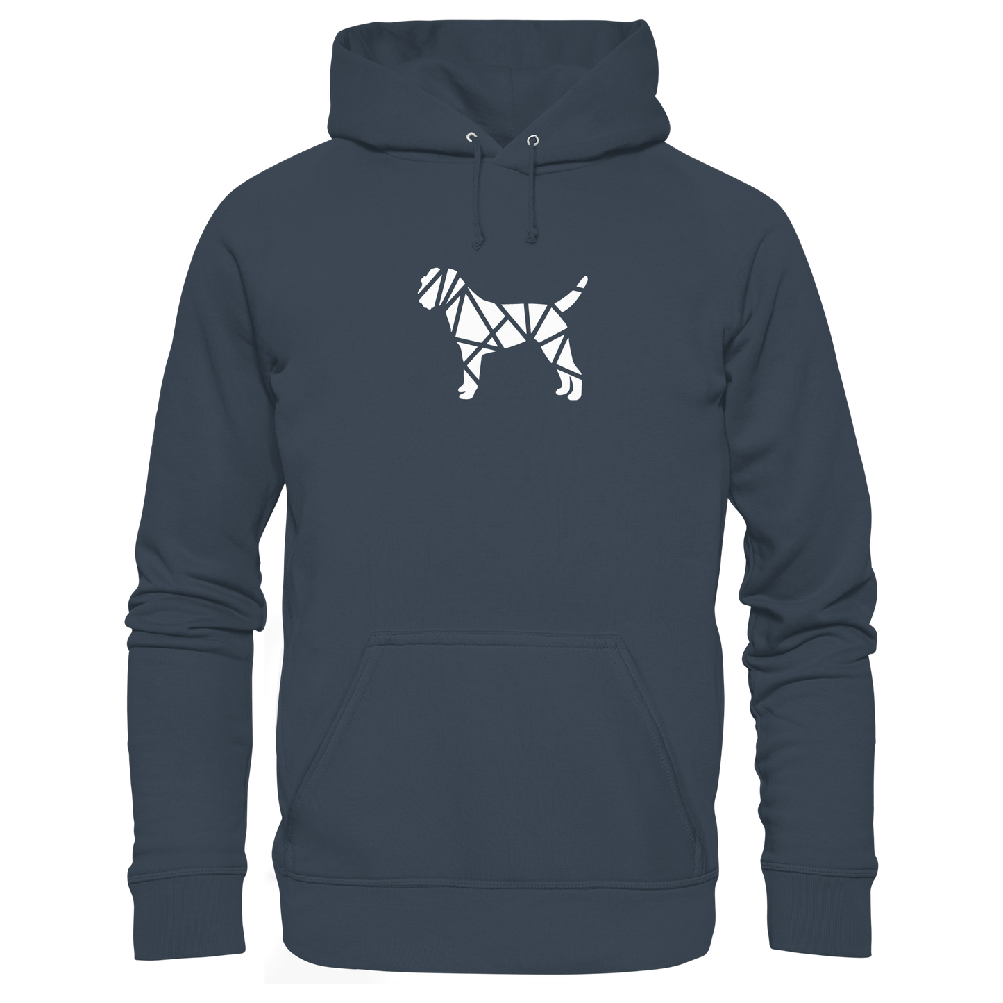 Border Terrier geometrisch - Organic Hoodie