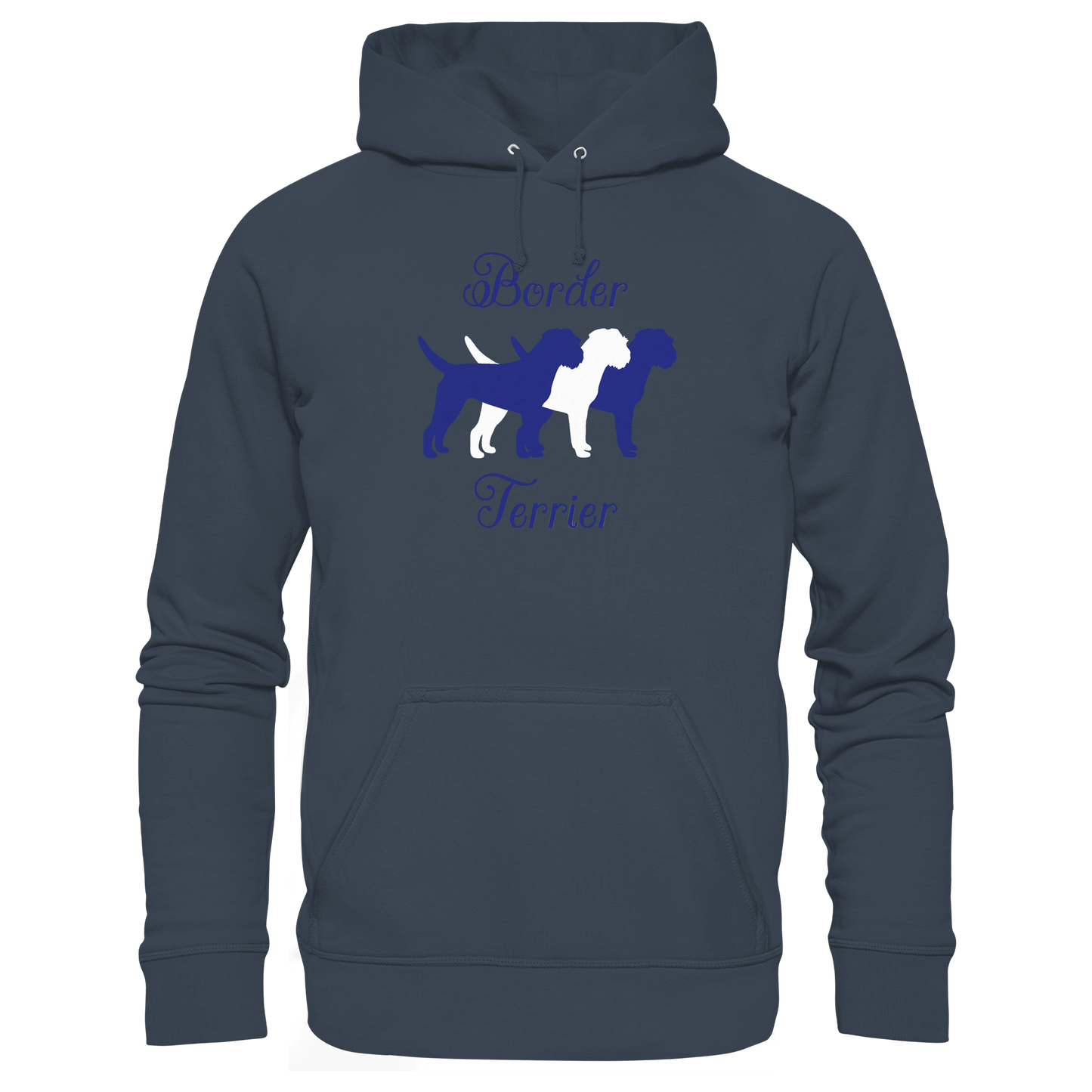 Border Terrier-Trio - Organic Hoodie
