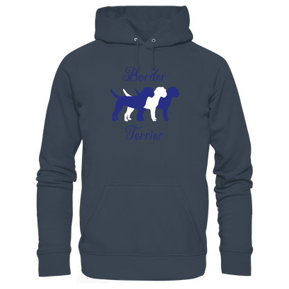 Border Terrier-Trio - Organic Hoodie