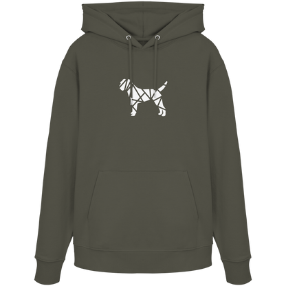 Border Terrier geometrisch - Organic Hoodie