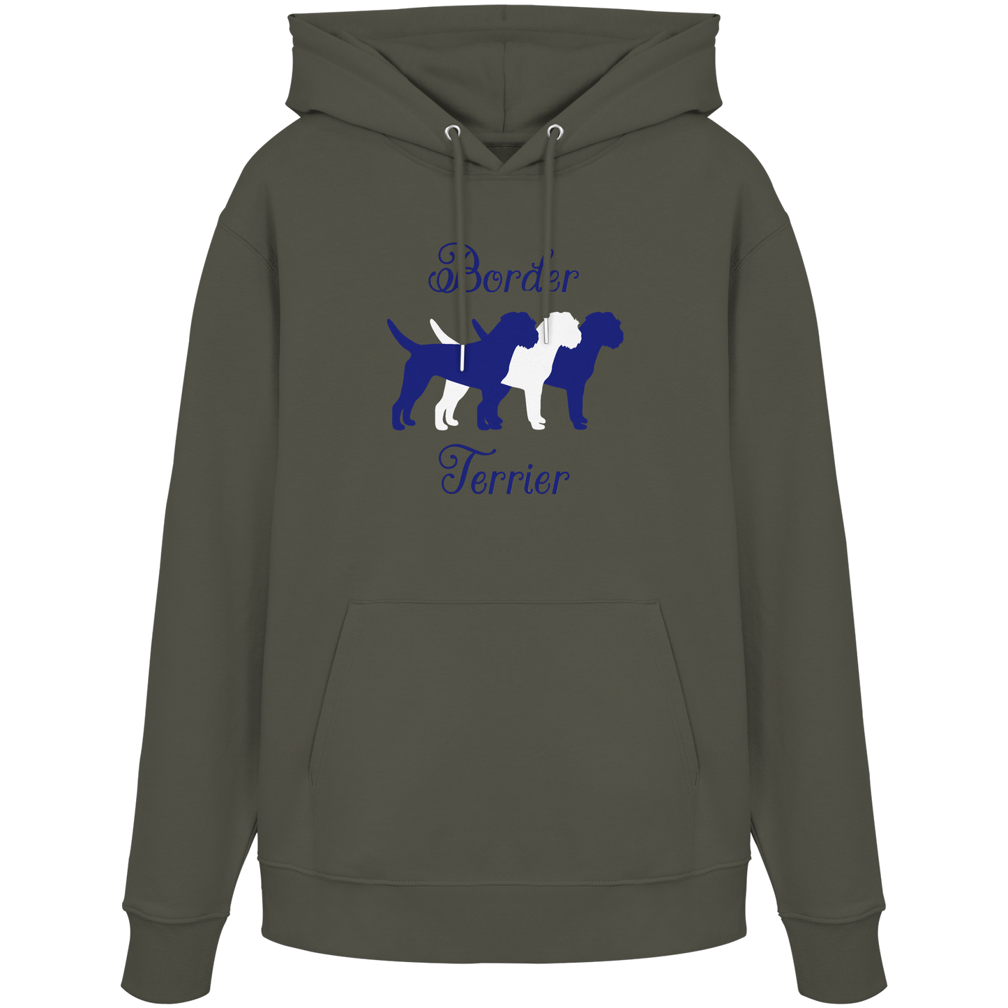 Border Terrier-Trio - Organic Hoodie