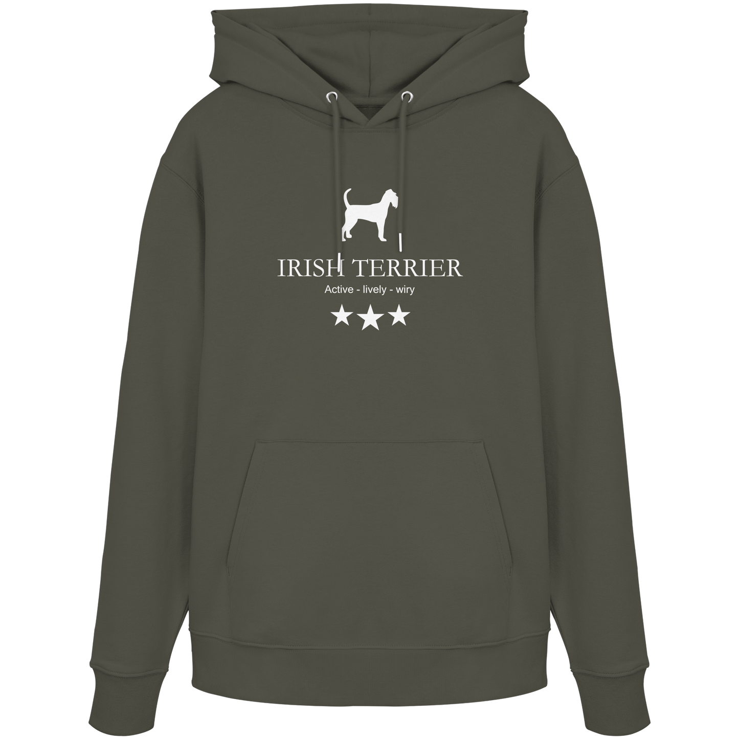Irish Terrier | Active, lively, wiry.... - Organic Hoodie