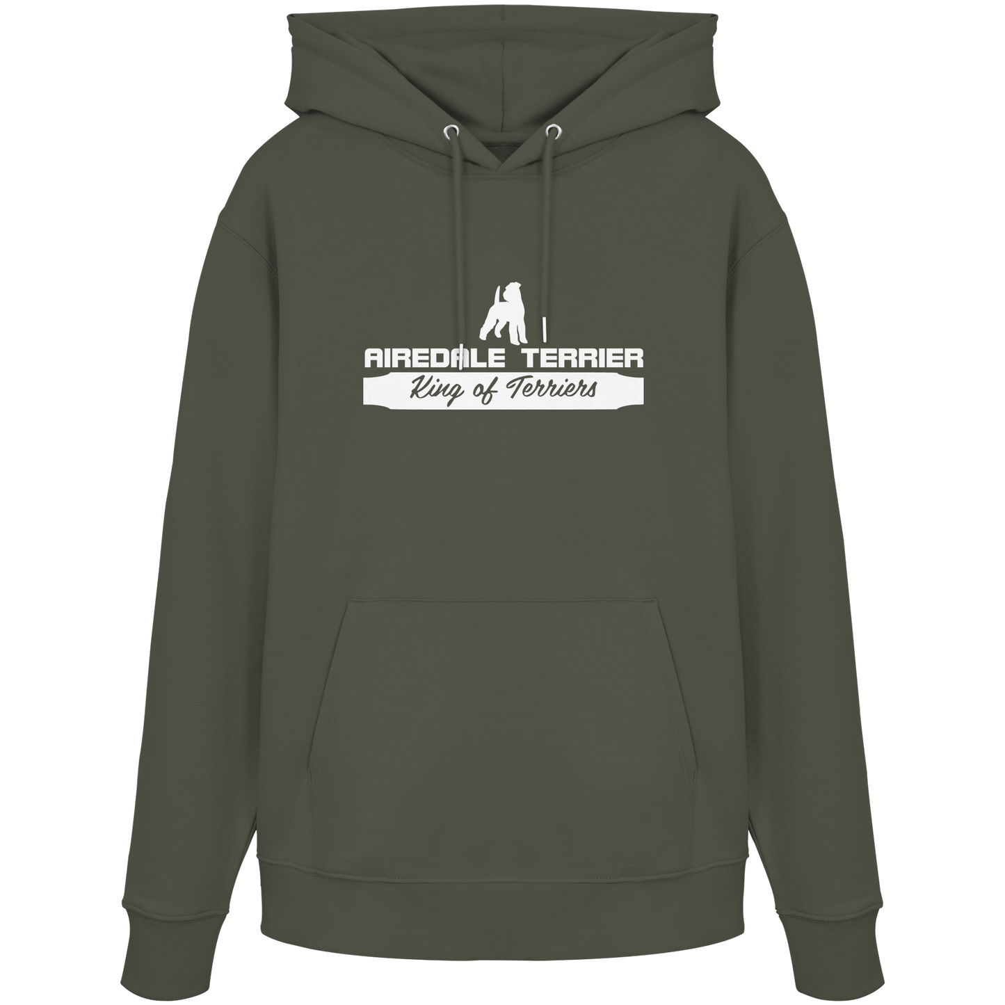 Airedale Terrier - King of terriers... - Organic Hoodie