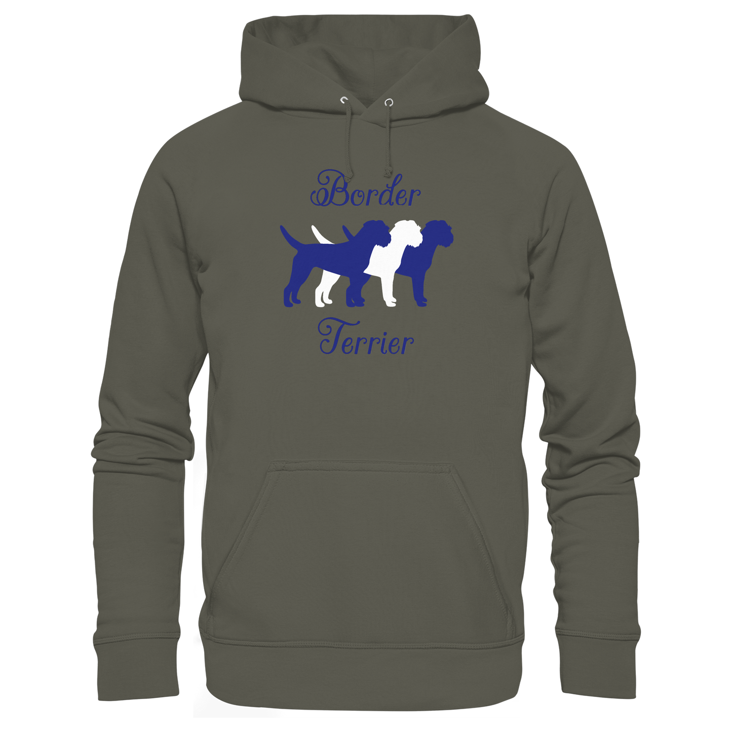 Border Terrier-Trio - Organic Hoodie