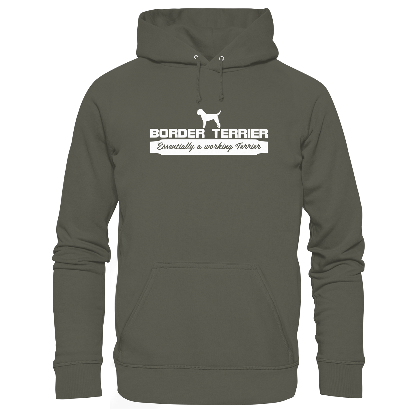 Border Terrier - Essentially a working terrier... - Organic Hoodie