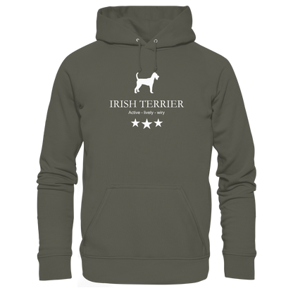 Irish Terrier | Active, lively, wiry.... - Organic Hoodie