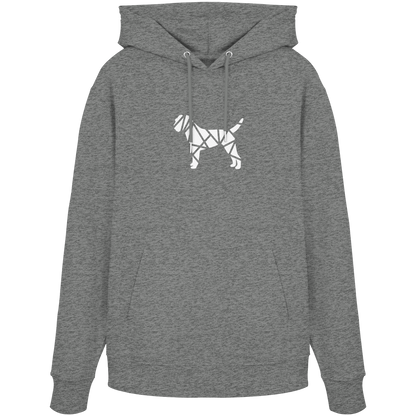 Border Terrier geometrisch - Organic Hoodie