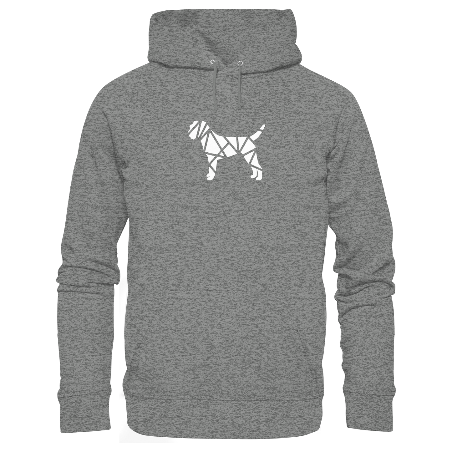 Border Terrier geometrisch - Organic Hoodie