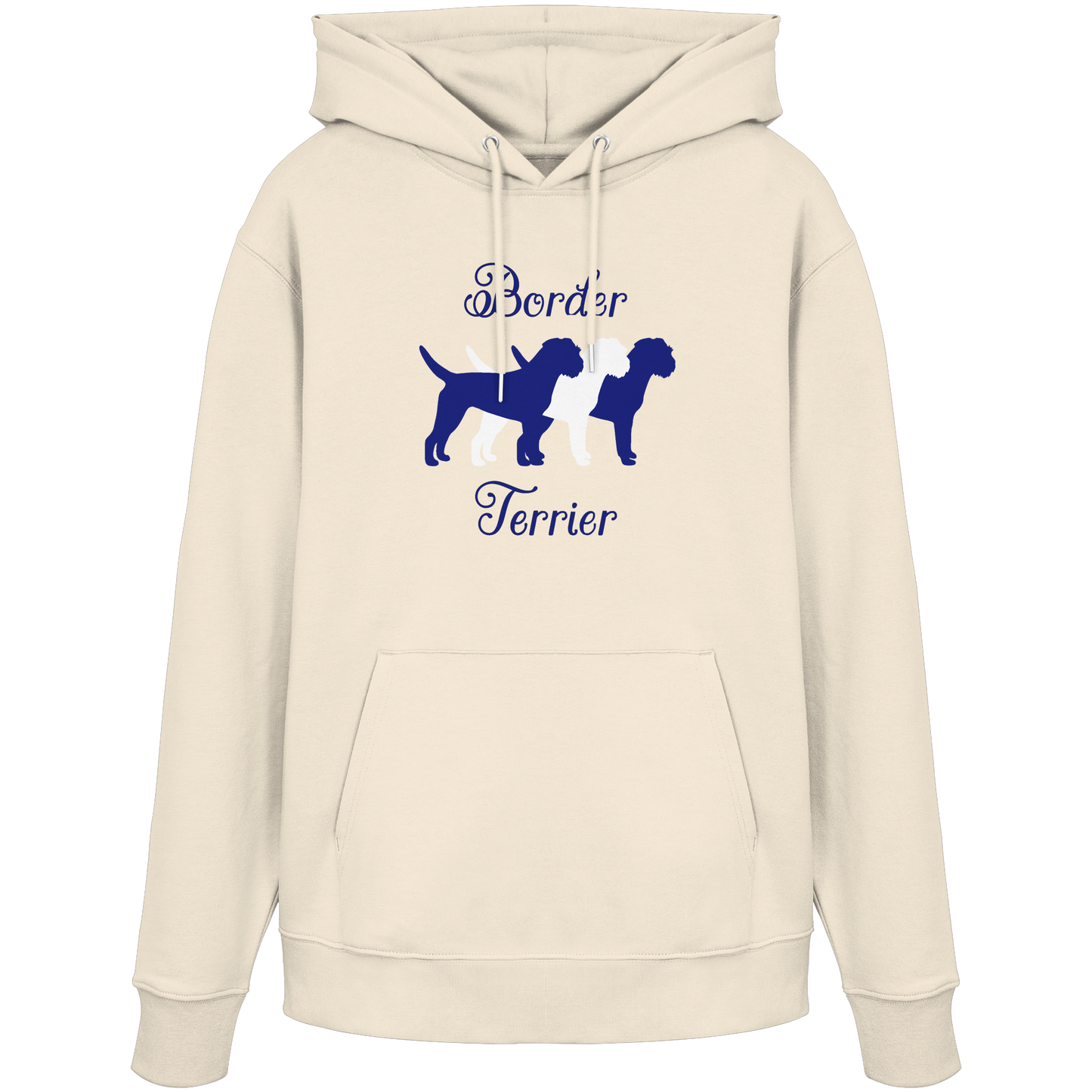 Border Terrier-Trio - Organic Hoodie