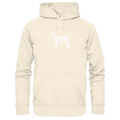 Border Terrier geometrisch - Organic Hoodie