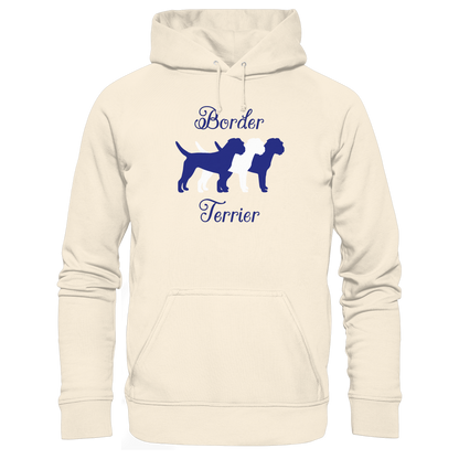 Border Terrier-Trio - Organic Hoodie