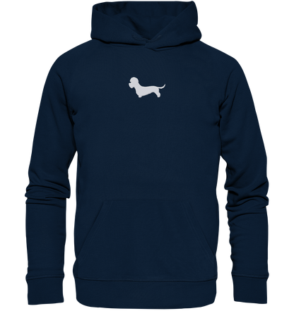 Dandie Dinmont Terrier-Silhouette - Organic Hoodie (Stick)