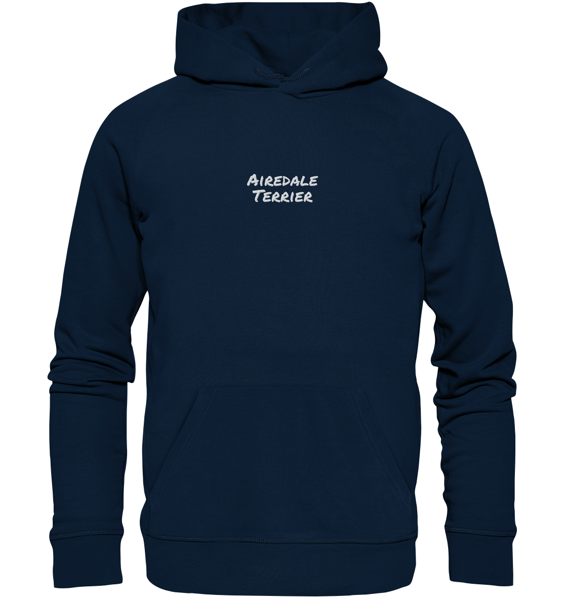 Airedale Terrier - Organic Hoodie (Stick)