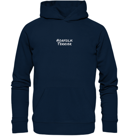 Norfolk Terrier - Organic Hoodie (Stick)