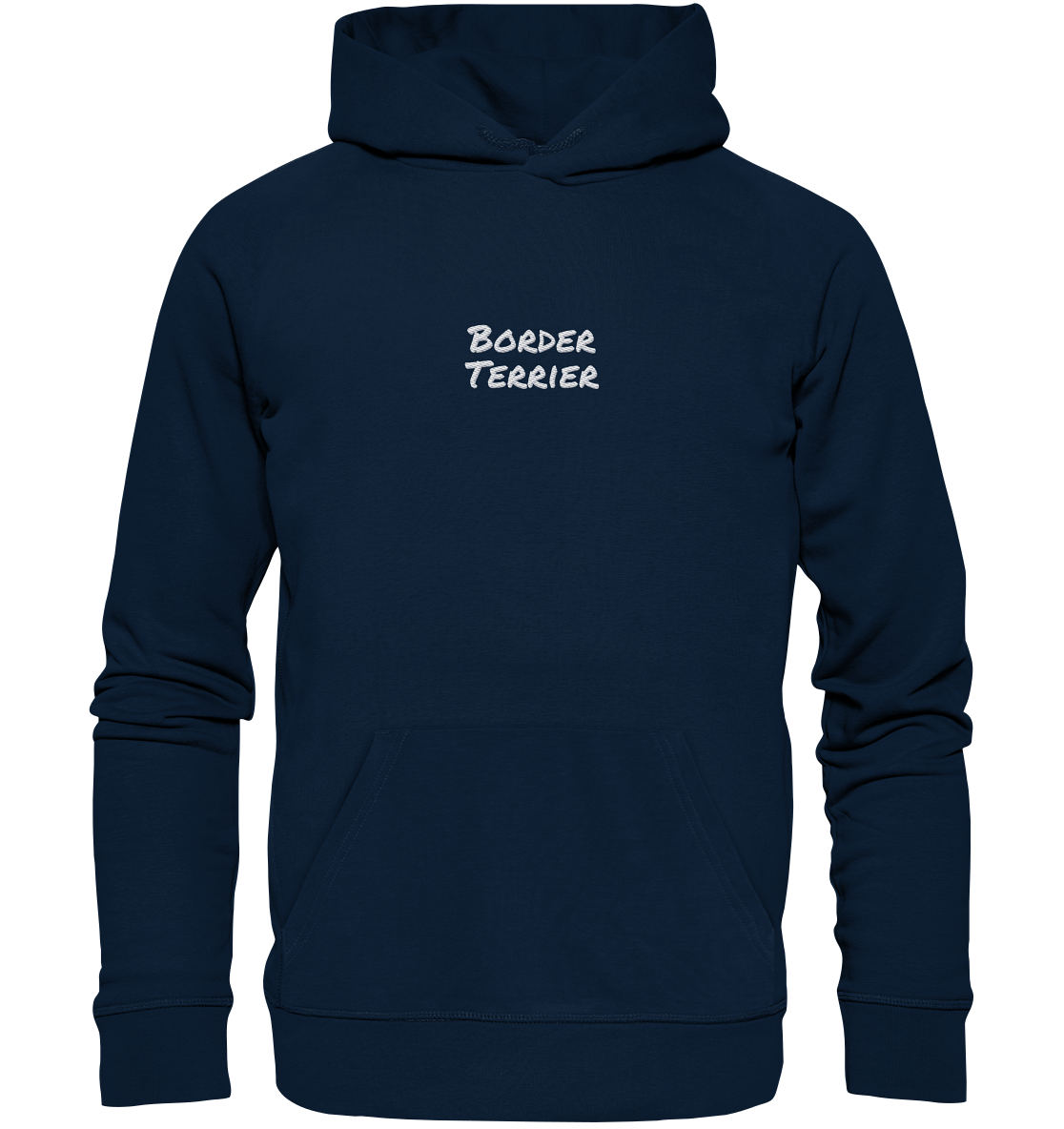 Border Terrier - Organic Hoodie (Stick)