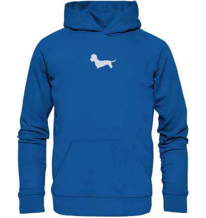 Dandie Dinmont Terrier-Silhouette - Organic Hoodie (Stick)