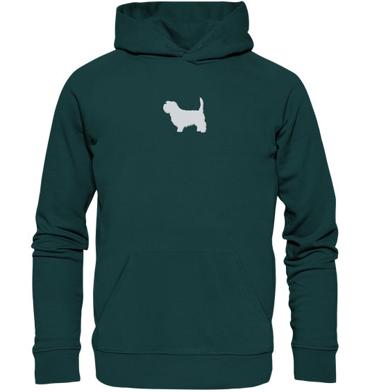 Irish Glen of Imaal Terrier-Silhouette - Organic Hoodie (Stick)