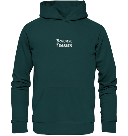 Border Terrier - Organic Hoodie (Stick)