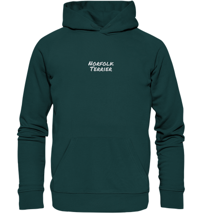 Norfolk Terrier - Organic Hoodie (Stick)