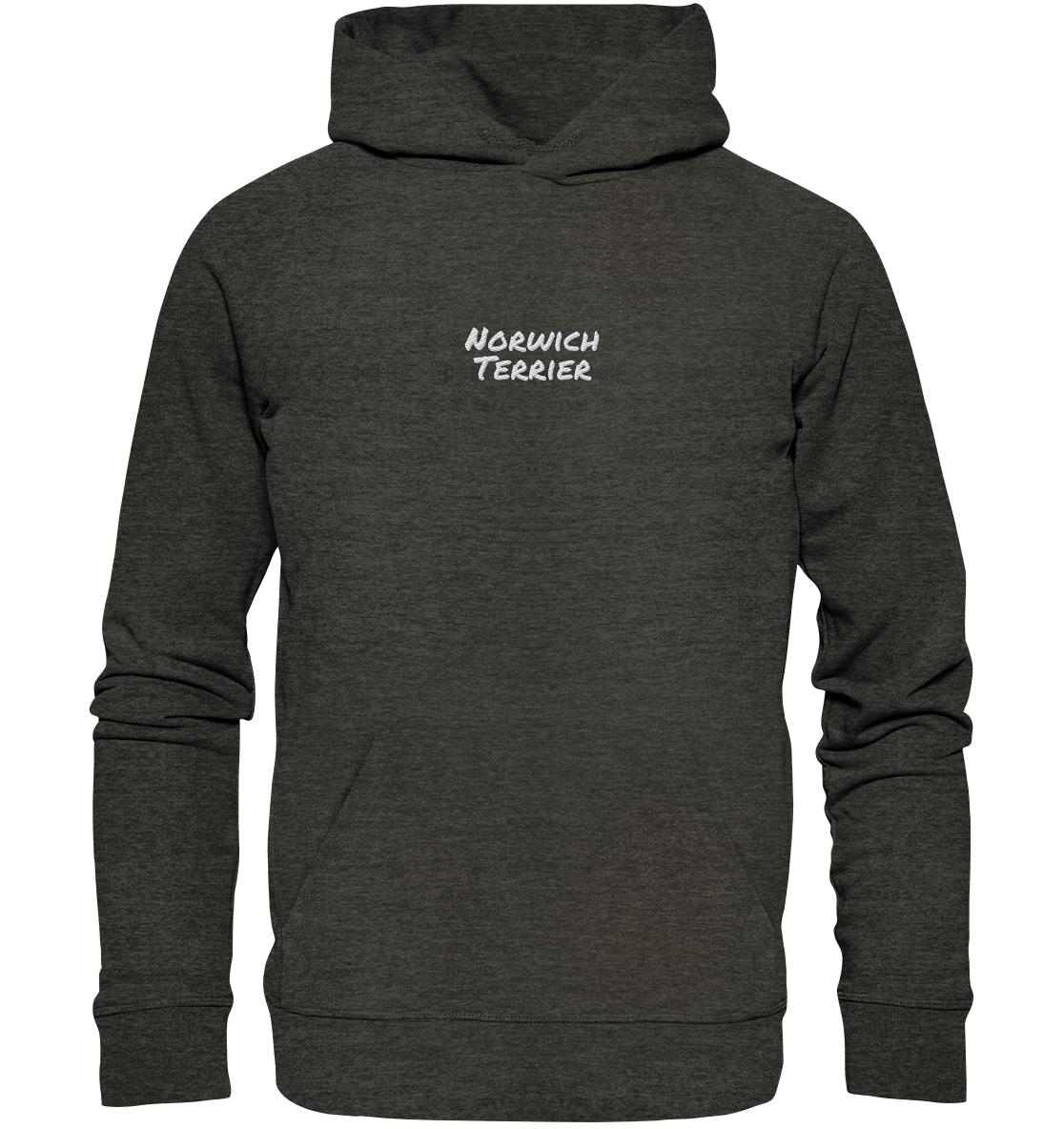 Norwich Terrier - Organic Hoodie (Stick)