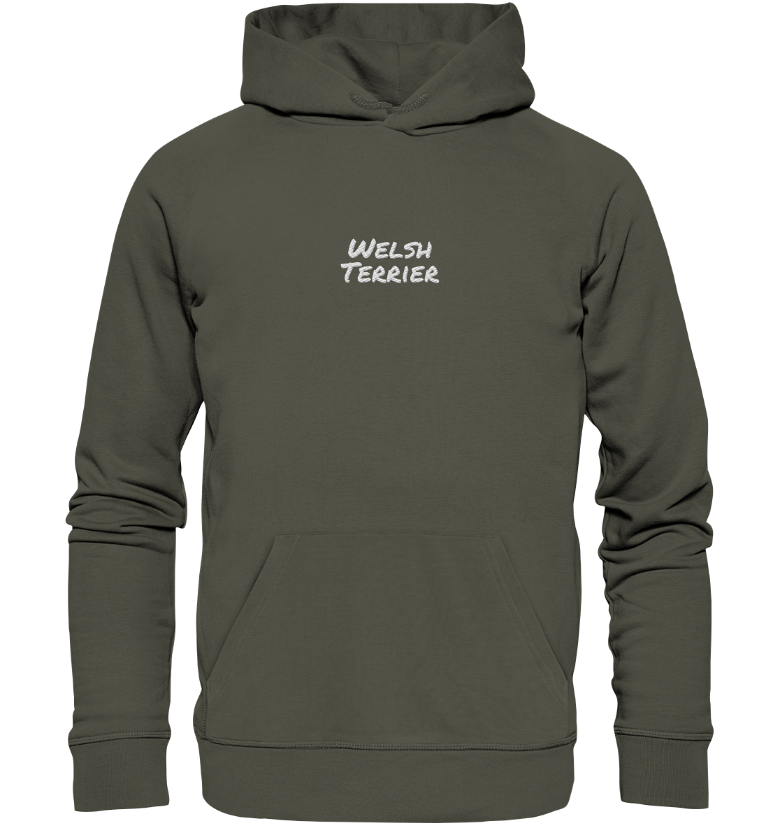 Welsh Terrier - Organic Hoodie (Stick)