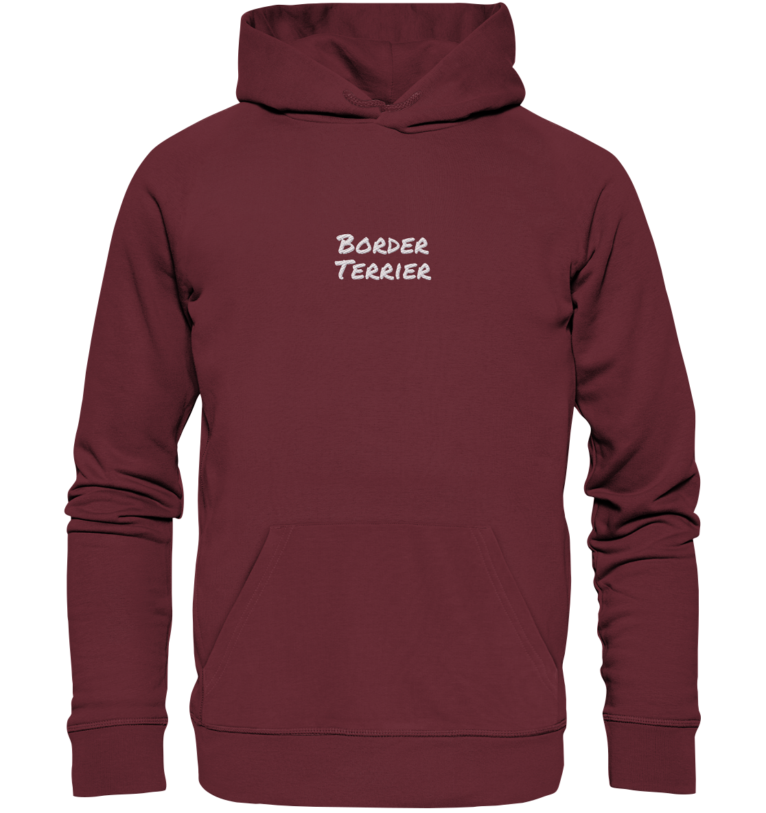 Border Terrier - Organic Hoodie (Stick)